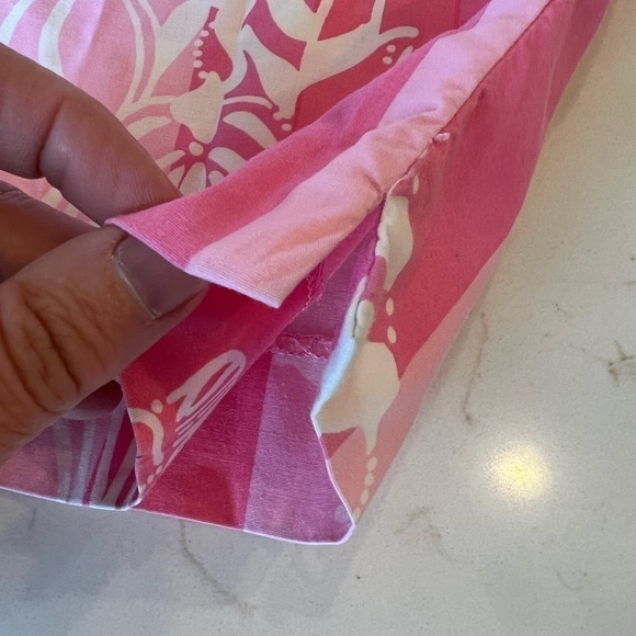 Vintage Lilly Pulitzer Pink Zebra Ankle Pants Flat Front / 4 - Picture 12 of 13